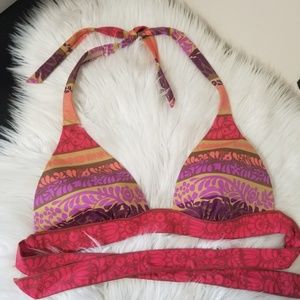 VICTORIA'S SECRET - boho halter triangle swim top